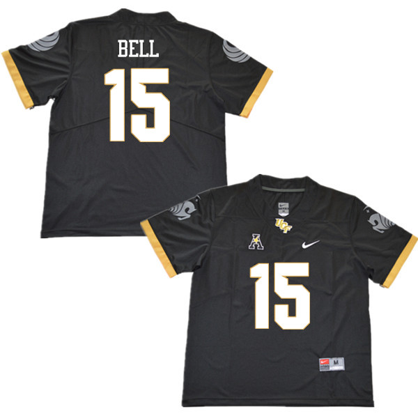 Men #15 Brett Bell UCF Knights College Football Jerseys Sale-Black